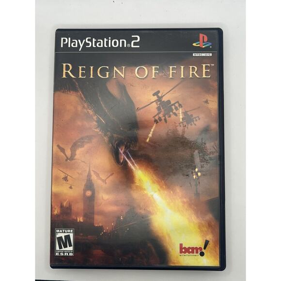 Reign of Fire PS2 (Sony PlayStation 2, 2002) Tested No Manual - Picture 1 of 4
